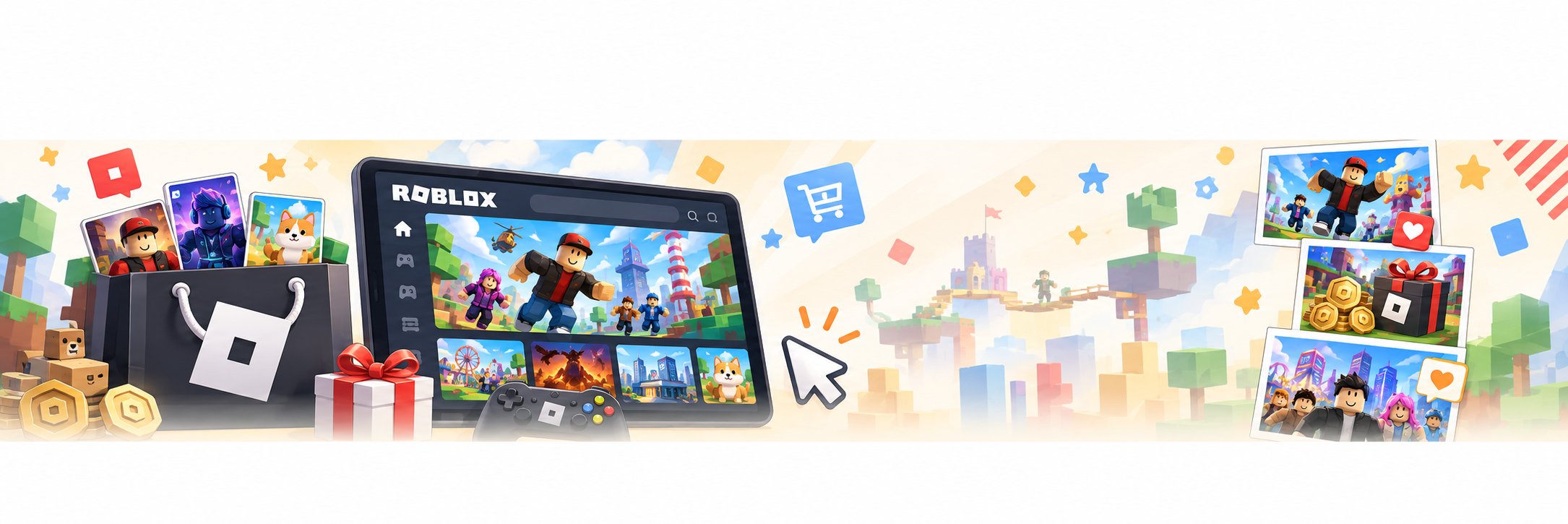 Roblox 遊戲商品代購橫幅